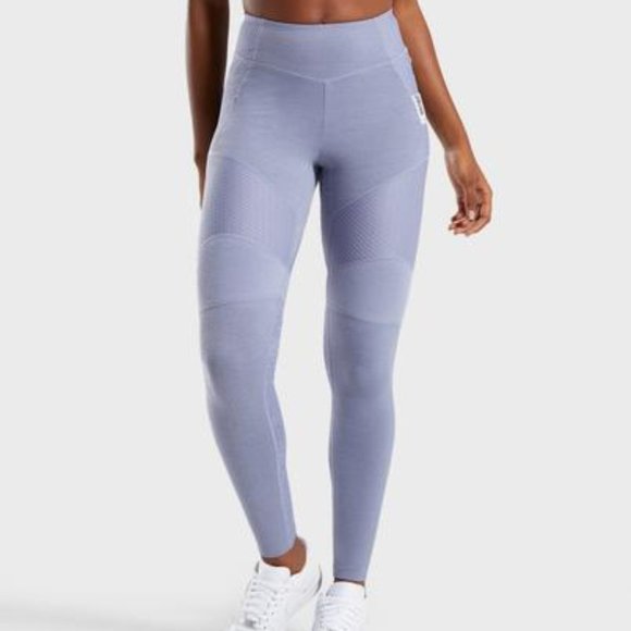 Gymshark Pants - Blue True Texture Legging